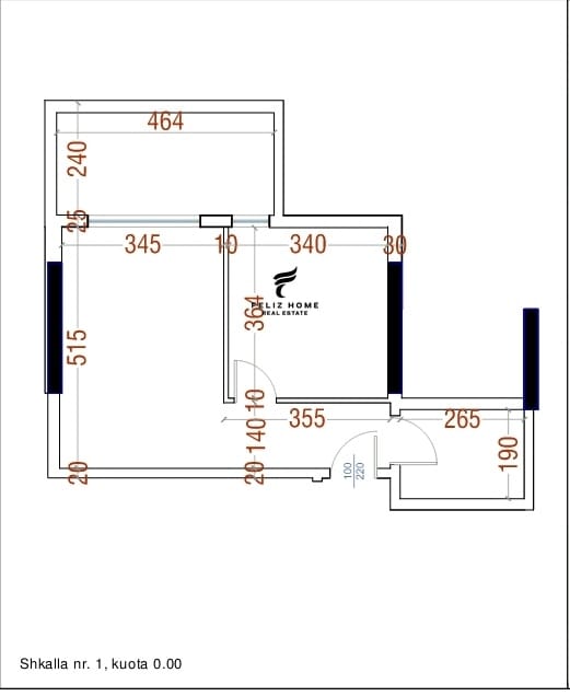 Tirane, shitet apartament 1+1 Kati 2, 69 m² 104.000 € (SELITE)