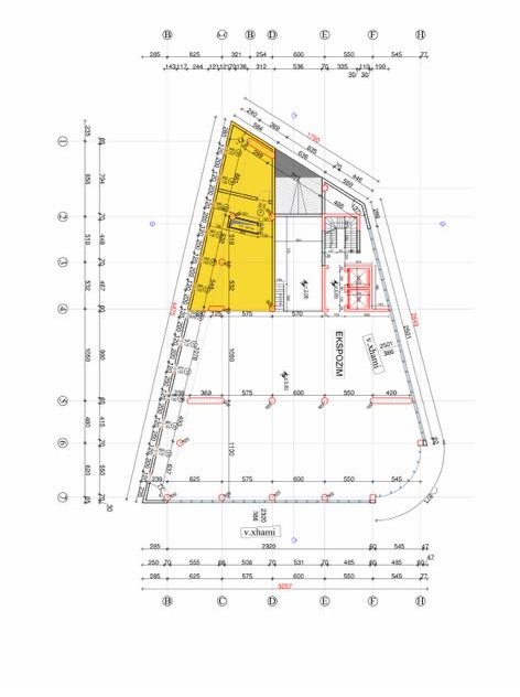 Tirane, jepet me qera ambjent biznesi Kati 2, 1.100 m² 3.500 € (Kombinat)