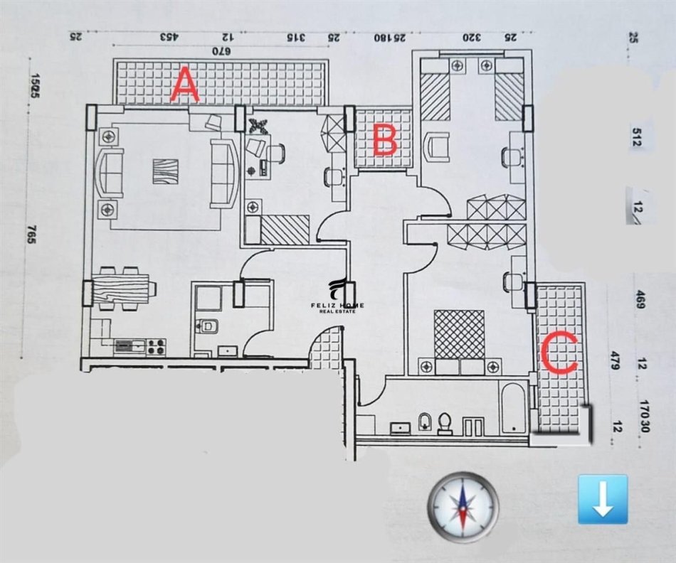 Tirane, jepet me qera zyre Kati 12, 160 m² 2.200 € (BLLOK)
