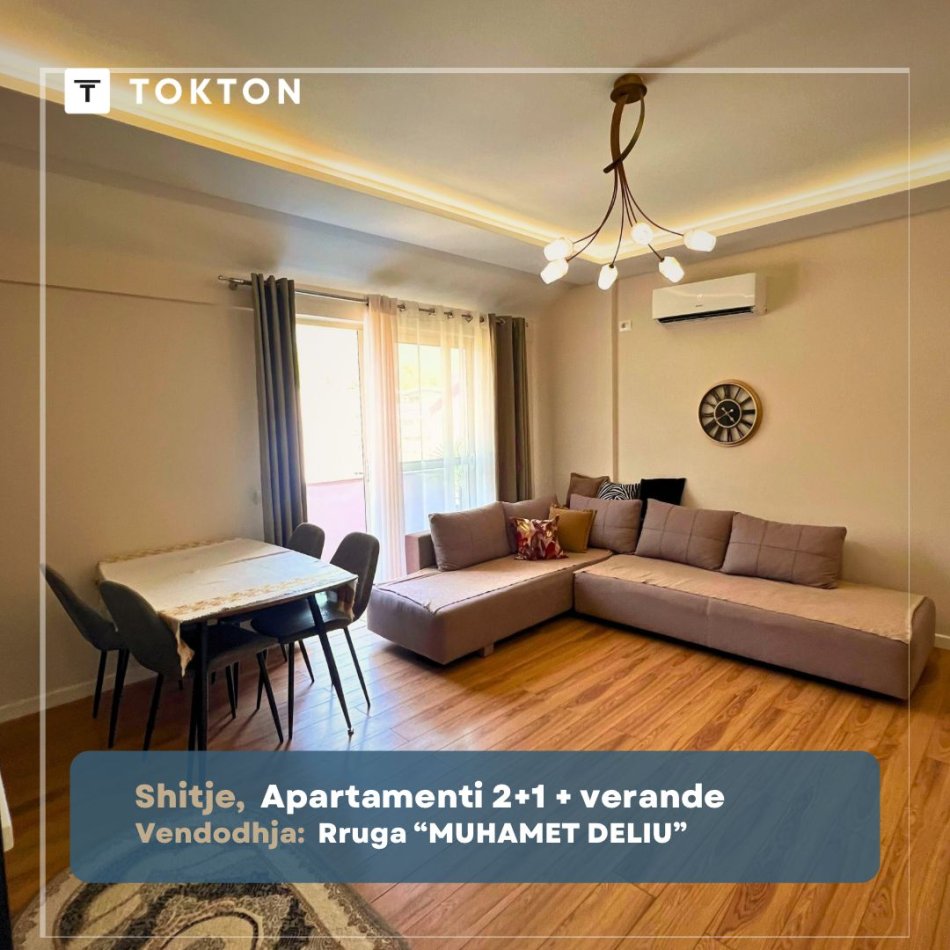 Tirane, shitet apartament+verande | Penthouse 2+1+Ballkon Kati 7, 75 m² 110.000 € (muhamet deliu)