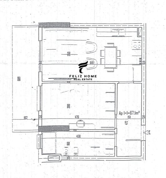 Tirane, shitet apartament 1+1+Ballkon Kati 7, 67 m² 57.000 € (KAMEZ)
