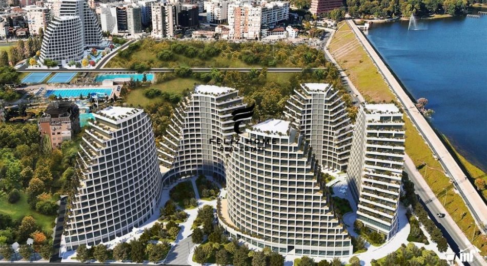 Tirane, jepet me qera dyqan Kati 0, 108 m² 3.500 € (LAKE VIEW)