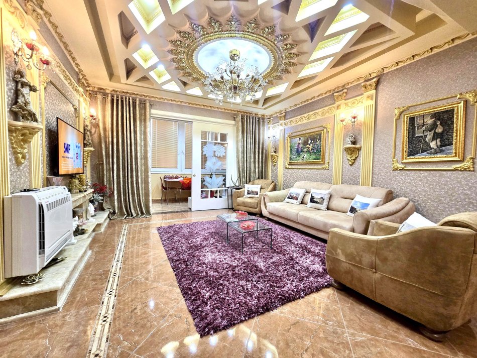 Shitet: 3+1+2wc 📍ne hyrje të KODRES SË DIELLIT || 100% i Investuar, Sis. Kondicionimi *Old Luxury Design*  (240,000€)