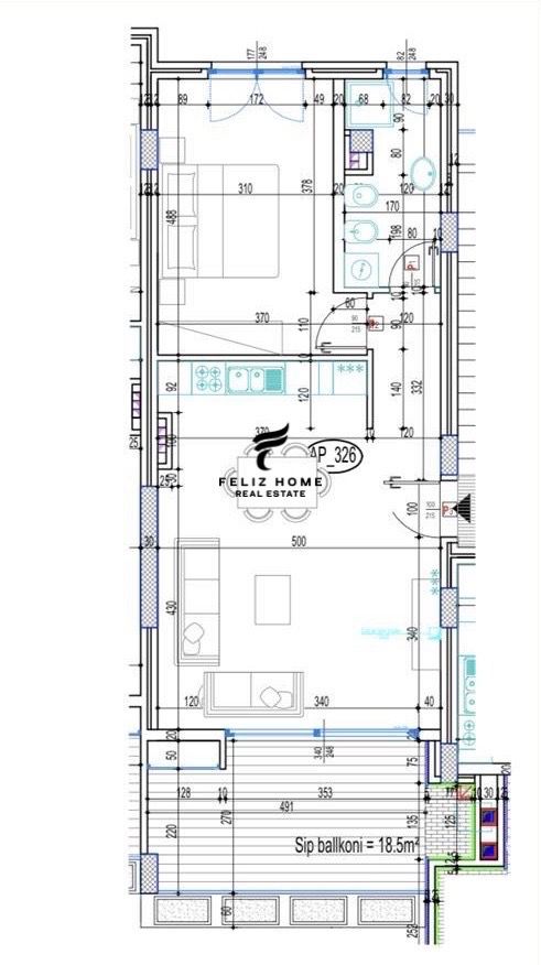 Durres, shitet apartament 1+1 Kati 2, 89 m² 206.000 € (SAN PIETRO RESORT)