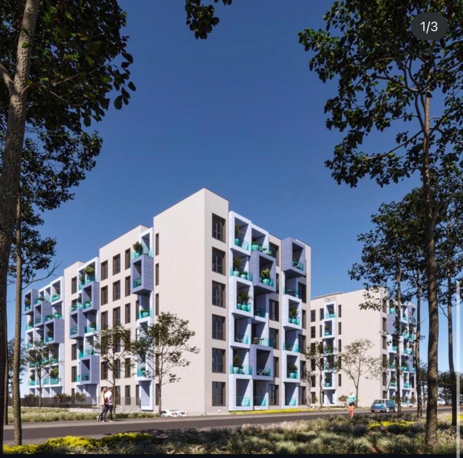Golem, shiten 5 apartamente 1+1+Ballkon , 60 m² (Pishat e buta Golem)