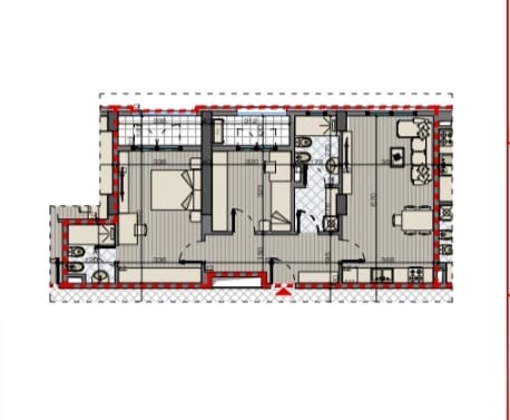 Tirane, jepet me qera apartament 3+1+Ballkon Kati 2, 147 m² 257.500 € (Rruga Filip Jano)
