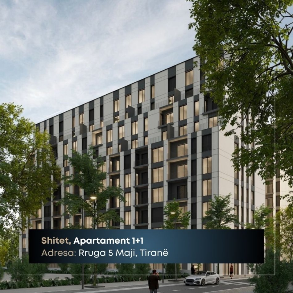 Tirane, shitet apartament 1+1 Kati 2, 86 m² 124.400 € (Rruga 5 maj)