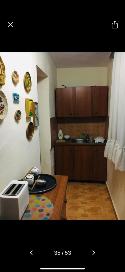 Tirane, jepet me qera apartament 1+1 Kati 3, 55 m² 400 € (SHkolla e Bashkuar)