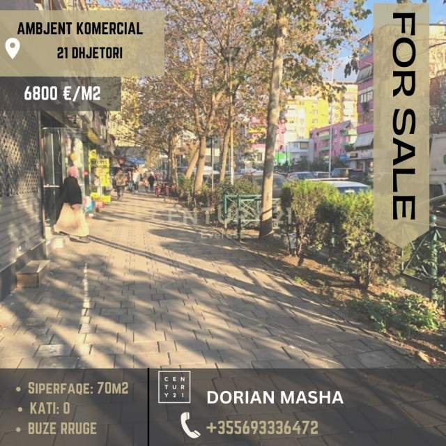 Tirane, shitet ambjent biznesi Kati 0, 70 m² 6.800 Euro/m2 (21 Dhjetori)
