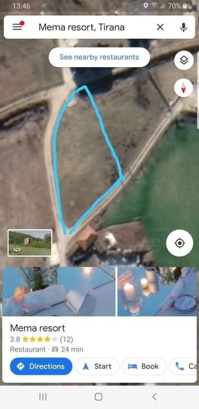 Tirane, shes truall 1.200 m² 95.000 Euro (MULLET (TE MEMA RESORT))