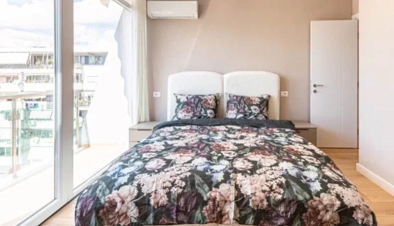 Tirane, jepet me qera apartament 1+1+Ballkon Kati 7, 70 m² 700 € (Stadiumi Dinamo)