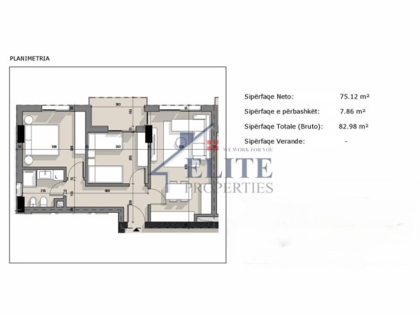 Tirane, shitet apartament 2+1+Ballkon Kati 4, 83 m² 124.470 € (Rruga 5 Maji)