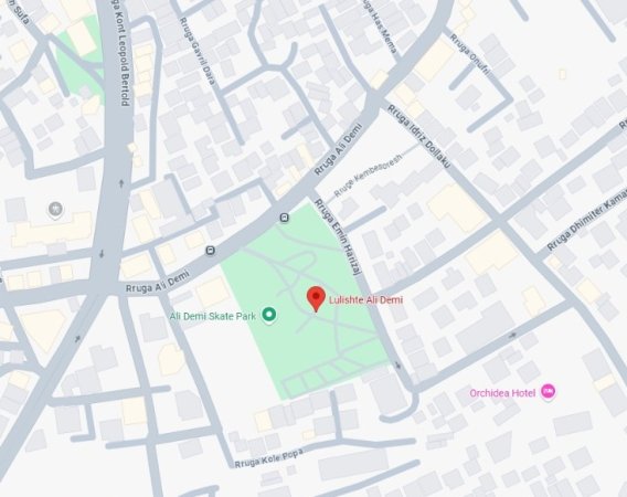 Tirane, jepet me qera apartament 2+1 Kati 3, 85 m² 500 € (Ali Demi)