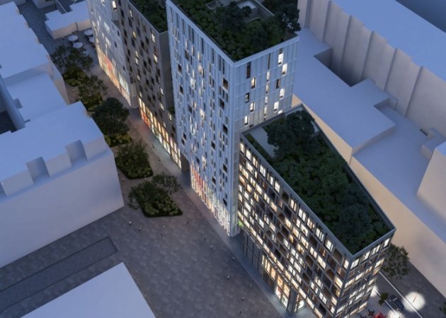 Tirane, shitet apartament 1+1 Kati 9, 61 m² 133.000 € (Prane Zogut te Zi)