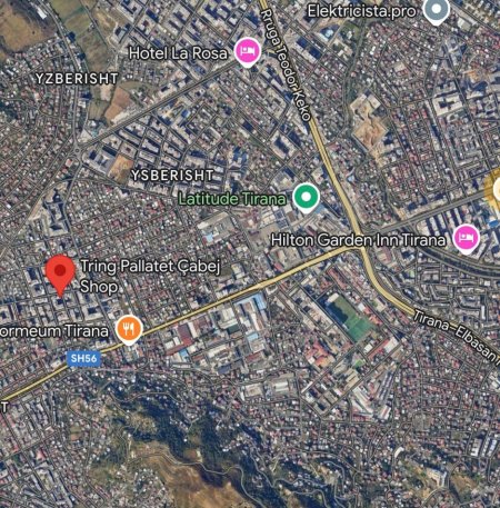 Tirane, shitet dyqan Kati 0, 58 m² 75.000 € (Ne Yzberisht - ID 4171554)