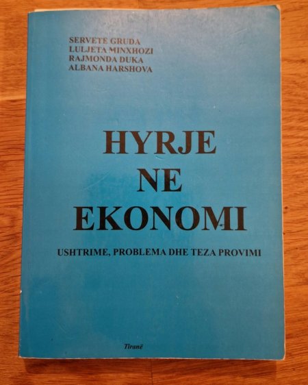 Tirane, shes Shitet libër “Hyrje në Ekonomi – Ushtrime, Problema dhe Teza Provimi”