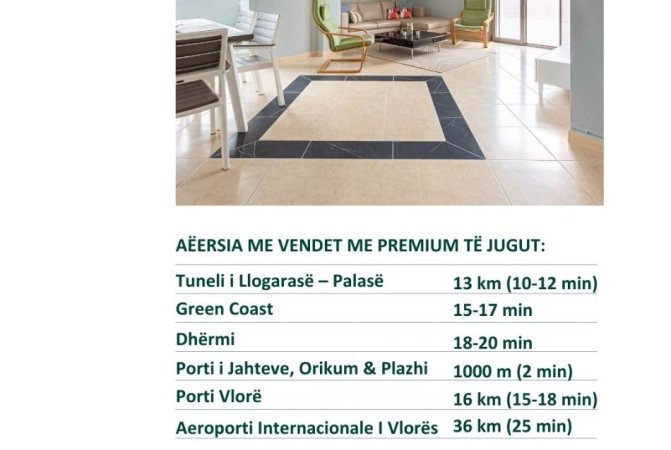 SHITET: Penthouse Perfekt Ne ORIKUM Qender📍 (15 min nga Green Coast 🌊) 3+1+2wc+Verande Gjigande S: 250m2 🌟 198,800€