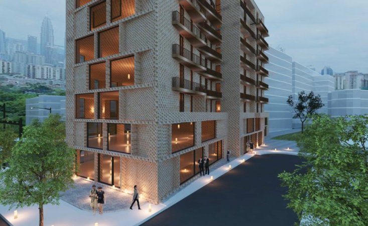 Tirane, shes apartament 1+1+Ballkon Kati 9, 73 m² 109.649 €