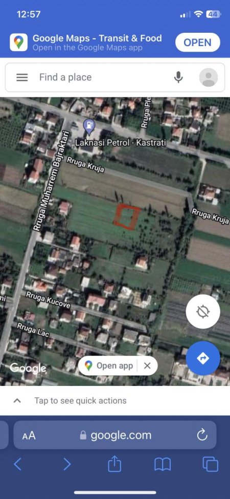 Tirane, shes toke 2.400 m² 60 Euro/m2