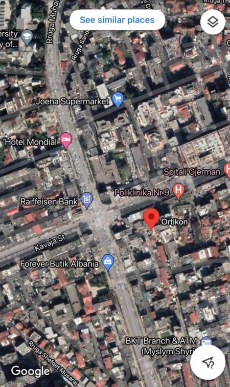 Tirane, shes dyqan Kati 1, 42 m² 63.000 Euro (21 DHJETORI)