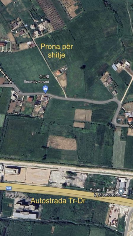 Vorë, shes truall 5.000 m² 250.000 Euro (Rruga Sakose)