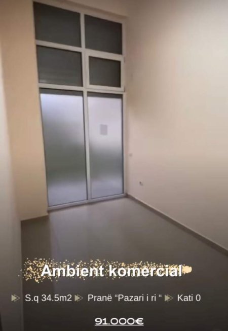 Tirane, shitet ambjent biznesi Kati 0, 34 m² 91.000 Euro prane Pazarit te Ri