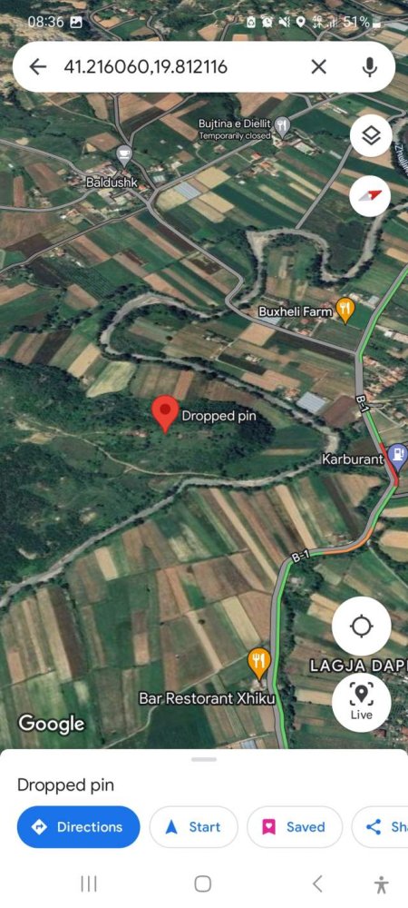 Tirane, shes toke 1600 m² 69.000 Euro (Baldushk)