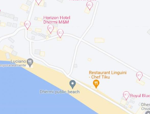 Dhermi, shitet hotel 2.000 m² 2.500.000 Euro