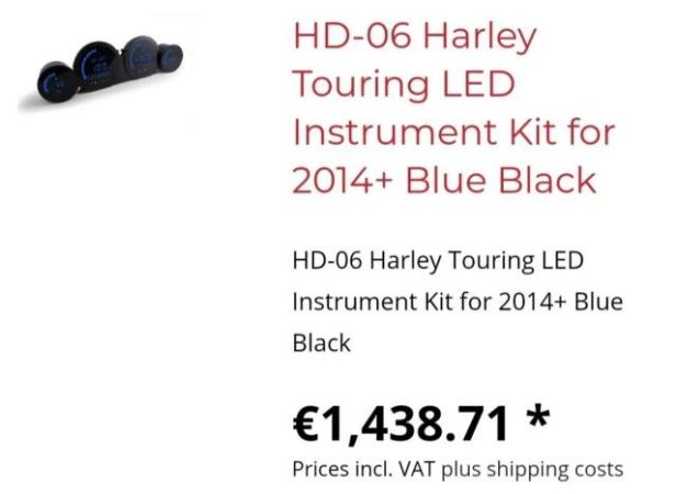 Durres, shes Instrument digital per Modelet Harley-Da 850 Euro