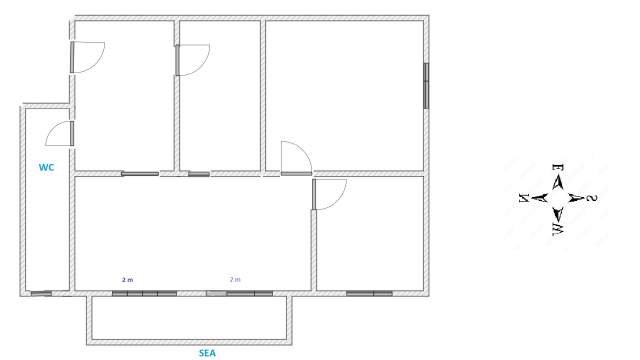 Vlore, shes apartament  ne Lungomare, 109 m² 800 Euro/m2