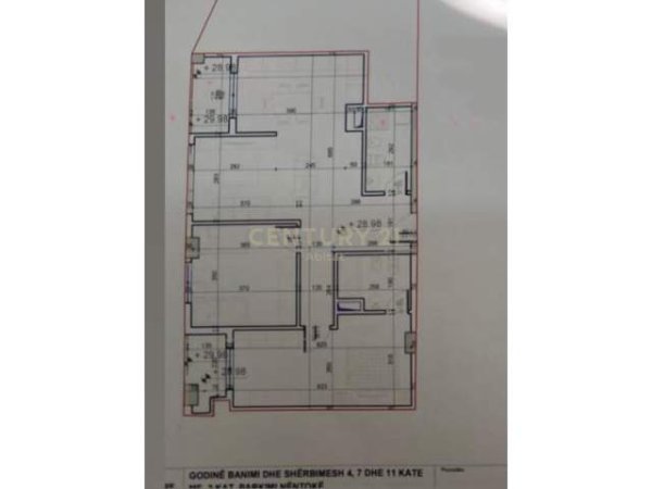 Tirane, shitet apartament 2+1+BLK Kati 8, 105 m² 93.000 Euro