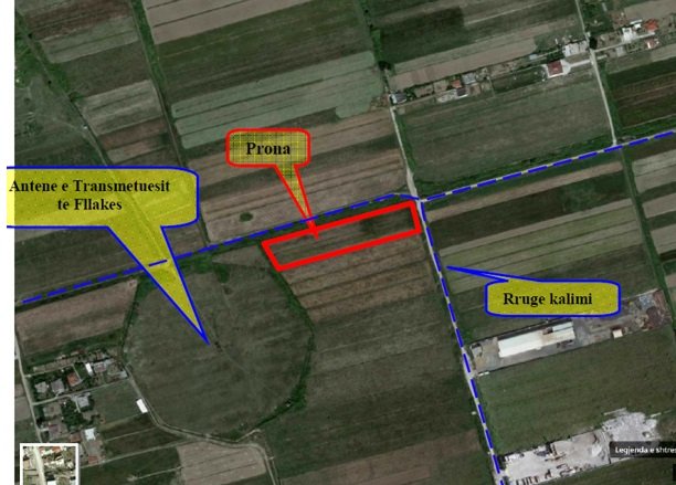 Union Bank shet : Toke 6,700 m2 ne Xhafzotaj, Durres. 12,000,000 leke