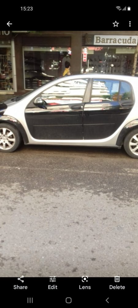 Tirane, shes makine smart Smart for four Viti 2006, 250.000