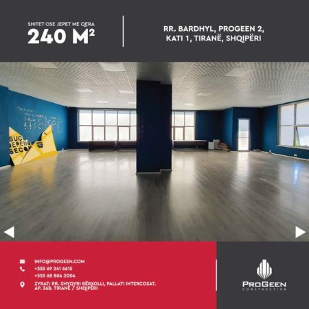 Tirane, shitet ambjent biznesi Kati 1, 240 m² Euro (Rruga Bardhyl)