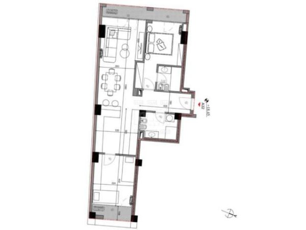 Tirane, shes apartament 2+1+BLK 116 m² 161.500 Euro (Selvia)