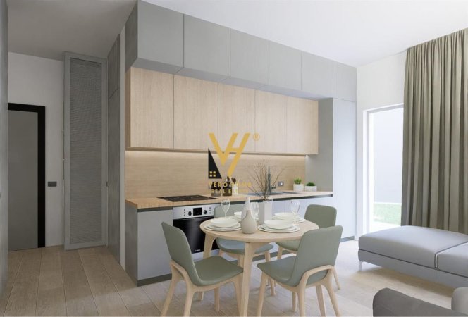 JEPET APARTAMENT 1+1+BLK ME QERA TE KODRA E DIELLIT 2 , 890 EURO
