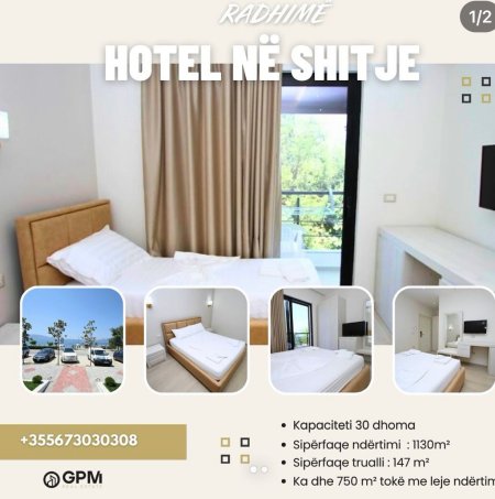 Hotel ne shitje ne Radhime