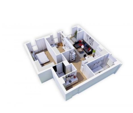 Tirane, shitet apartament 2+1+A+BLK Kati 4, 93 m² 1.200 Euro/m2