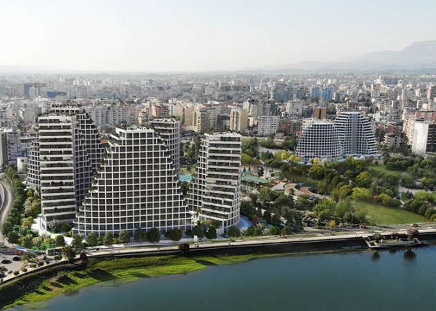 Jepet apartament 2+1+2+ Post Parkimi,Rezidenca Lake View ,Rruga e Kosovareve.