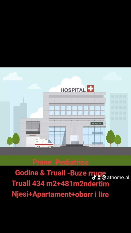 Godine per shitje njesi, prane pediatrise 481+435 m2 truall