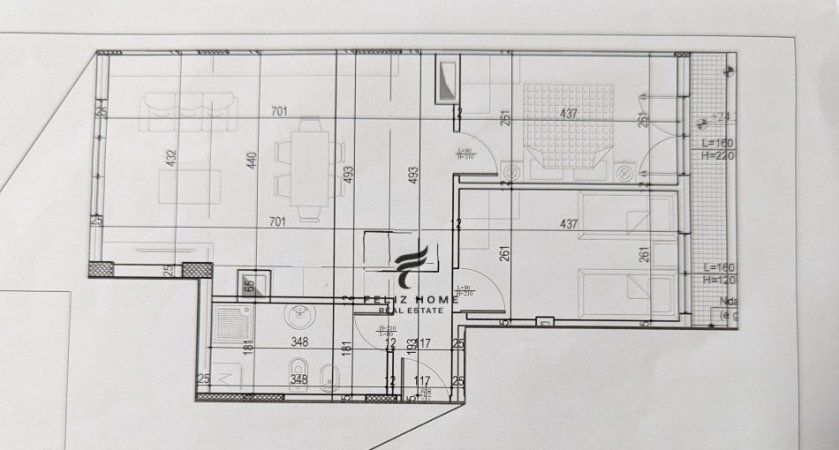 SHITET APARTAMENT,PAZARI I RI,156.000 EURO