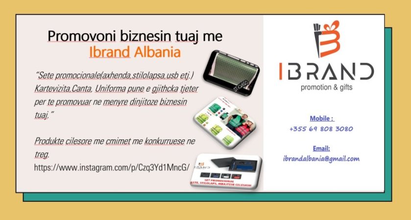 Ibrand Albania- Sete promocionale