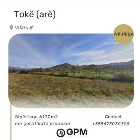 Toke ne shitje ne Vishaj
