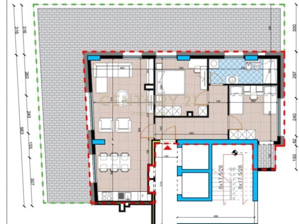 FUSHA E AVIACIONIT, APARTAMENT 2+1 PER SHITJE