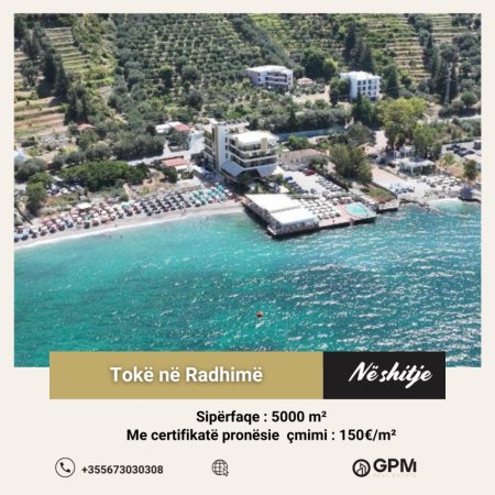Vlore, shitet toke , , 5,000 m² (Radhime)
