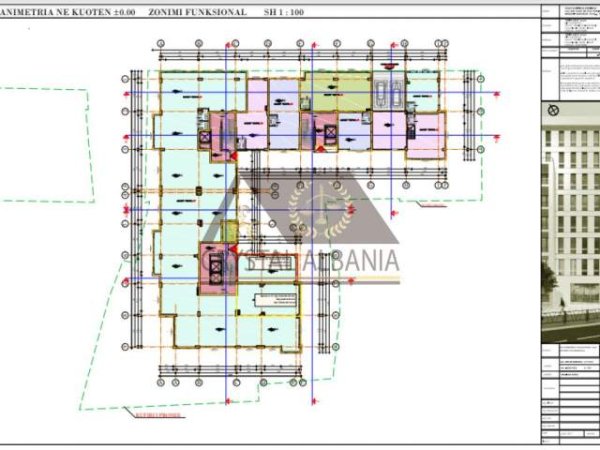 Tirane, shitet dyqan Kati 0, 82 m² 2.200 Euro/m2 (Ish Fusha e Aviacionit)