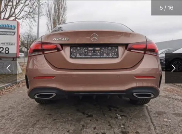 Durres, shes makine elektrike Mercedes Benz A250 E Limo Elektrike+benzin Elektrike, gri metalizato automatik Klima 10900 km 38,000 €