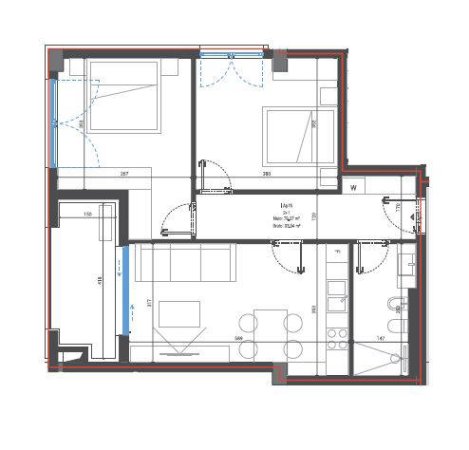 Dhermi - Palase, shitet 2+1+Ballkon , 94 m² 261.920 € (Santorini Village Residence) TT 994