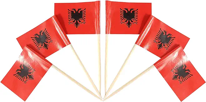 ALBANIA - Shiten flamuj Shqiptar - Simbol