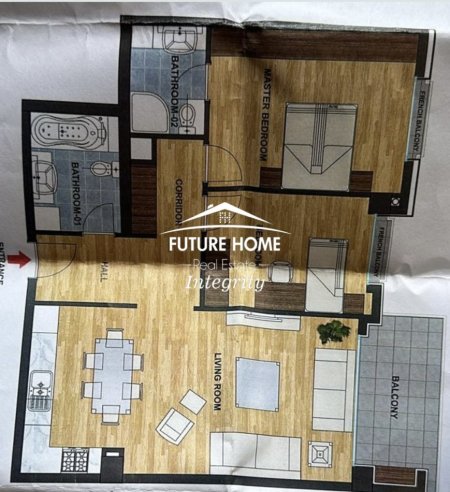 Tirane, shitet apartament 2+1 Kati 1, 113 m² 192.440 € (Liqeni i Thate)
